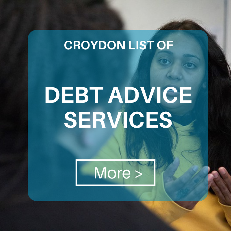 Debt advice button