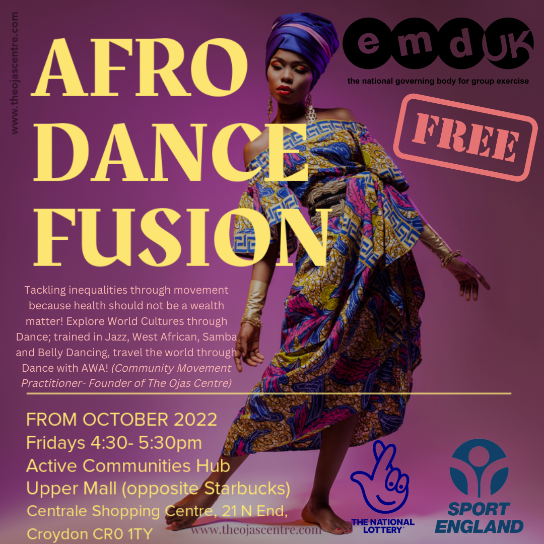 Afro Dance Fusion classes with Awa