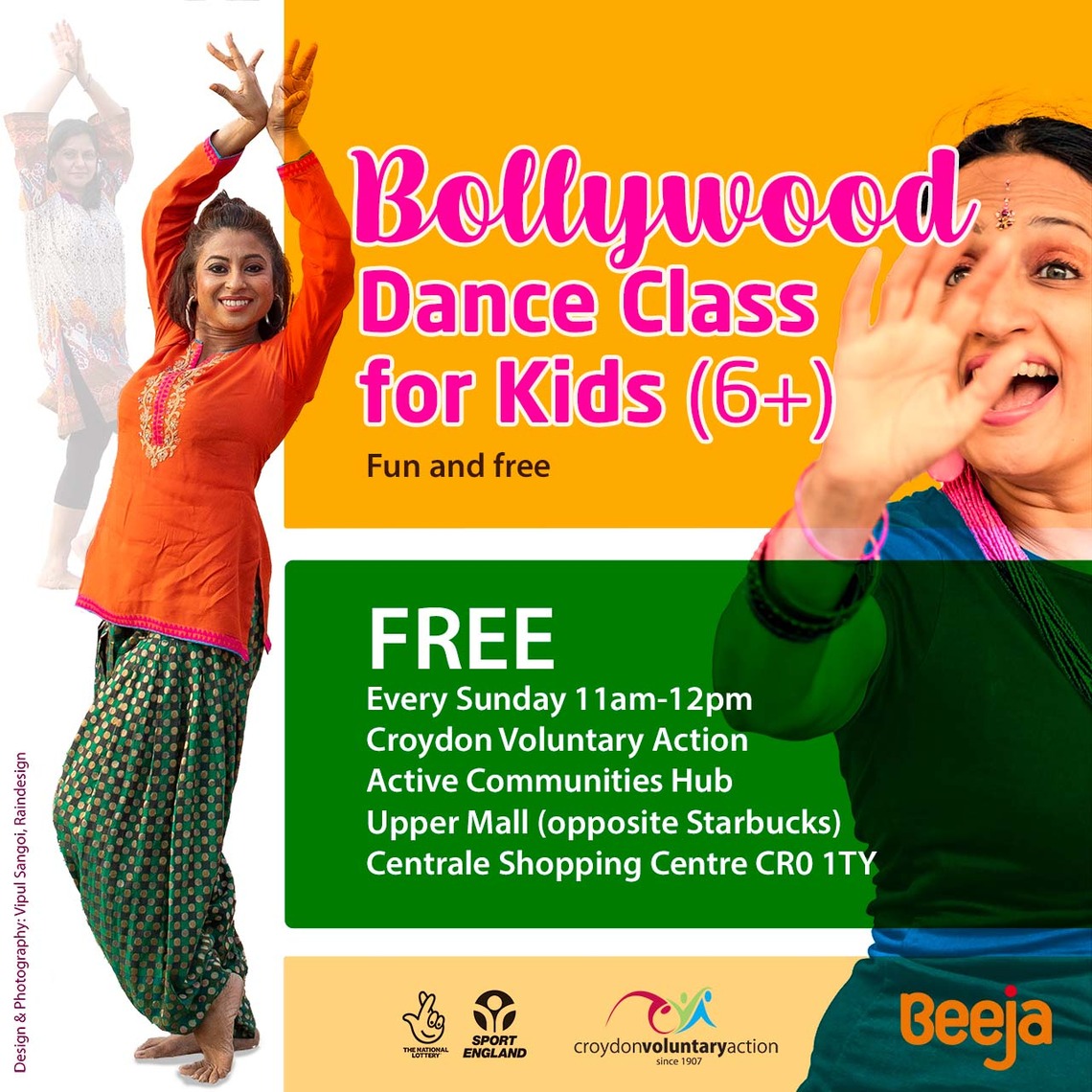 Bollywood Classes for under 16's with Beeja
