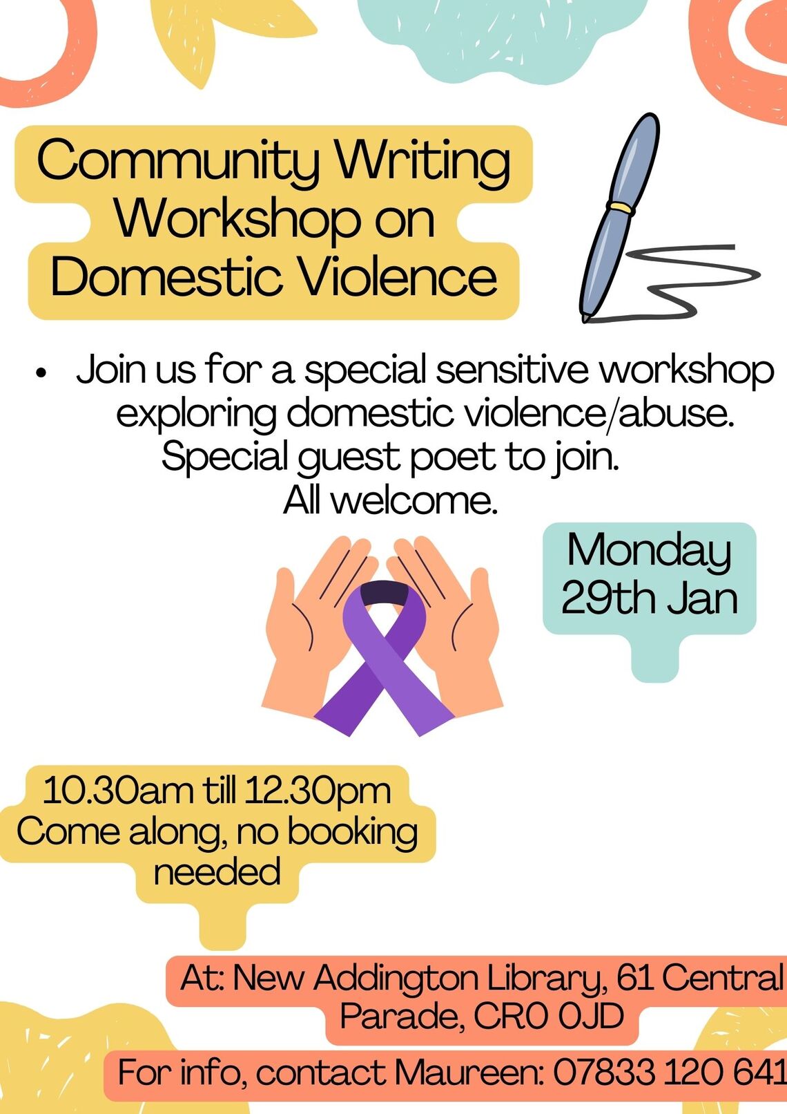 DV Community Writing Workshop