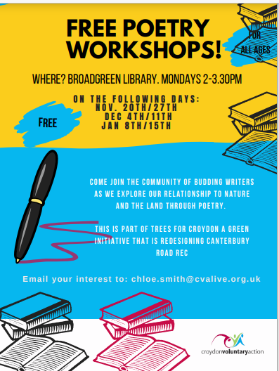 Free Poetry Workshops 