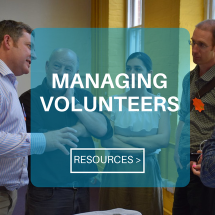 Managing volunteers