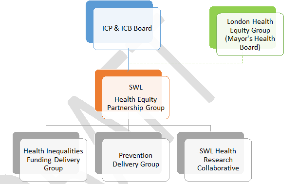 Health Equity partnership chart